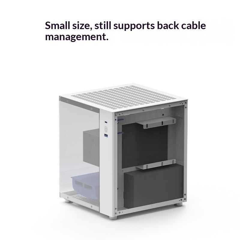 Casing PC ITX Portabel Alumini - Portable Aluminum Itx Case Carry Handle ulasan dan harga